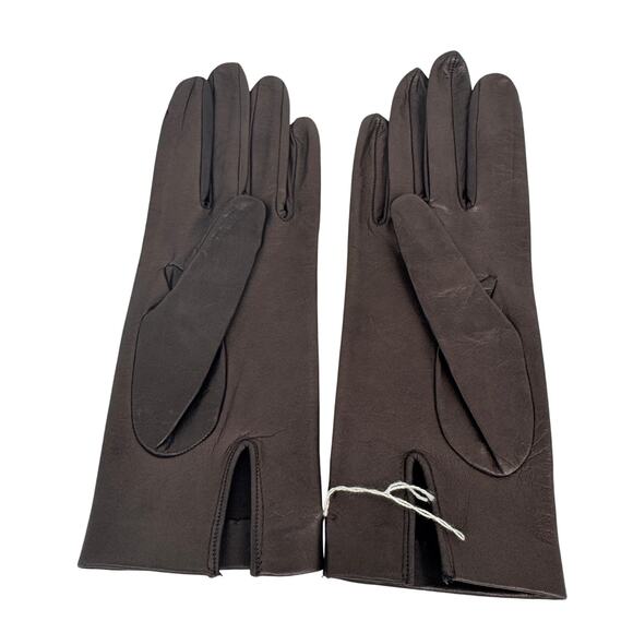 True Vintage‎ Leather Gloves Women's Size 7 Soft Buttery Leather - Picture 6 of 6
